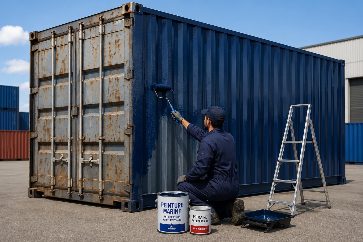 Entretenir son conteneur : anticorrosion, peinture et longévité