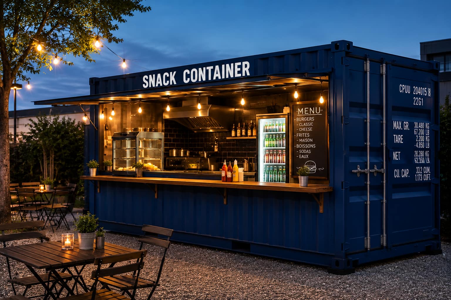 Ouvrir un snack ou un food-truck en conteneur