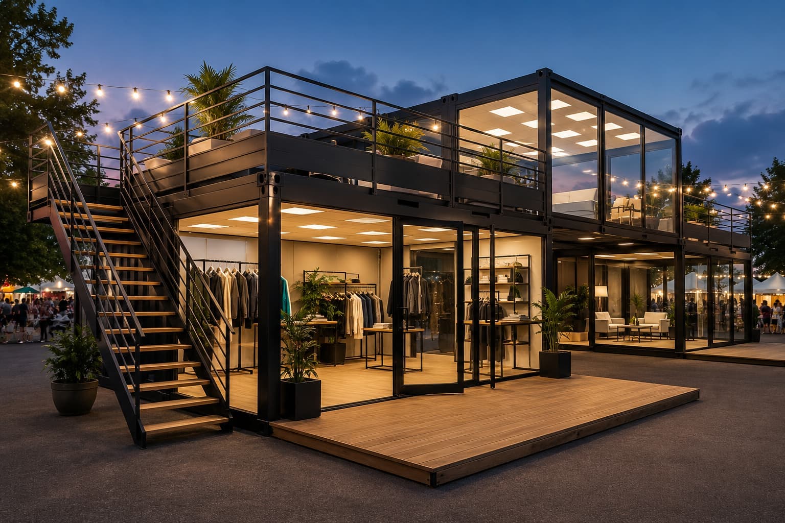 Espace événementiel avec rooftop